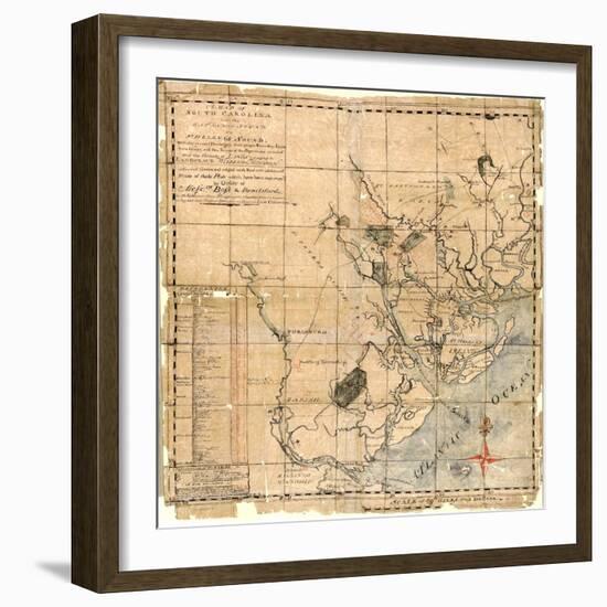 1771c, Beaufort County Savannah Sound to St, South Carolina, United States--Framed Giclee Print