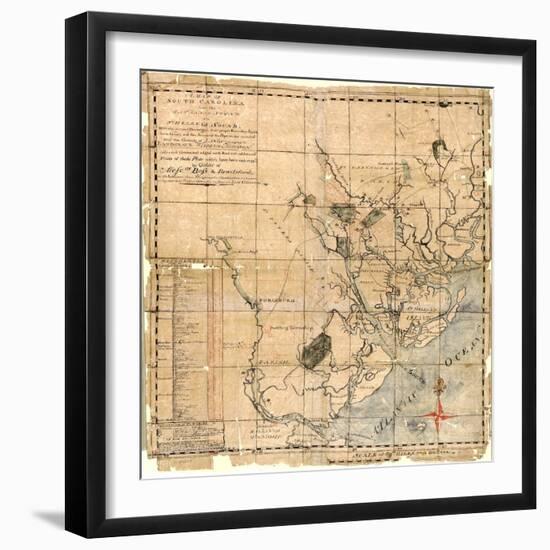 1771c, Beaufort County Savannah Sound to St, South Carolina, United States-null-Framed Giclee Print