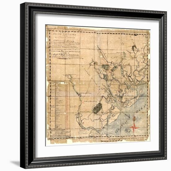 1771c, Beaufort County Savannah Sound to St, South Carolina, United States-null-Framed Giclee Print