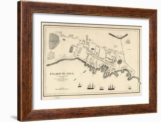 1775, Portland Falmouth Neck, Maine, United States-null-Framed Giclee Print