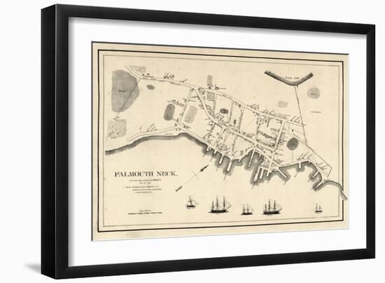 1775, Portland Falmouth Neck, Maine, United States-null-Framed Giclee Print