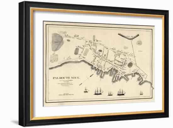 1775, Portland Falmouth Neck, Maine, United States-null-Framed Giclee Print