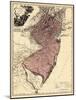 1777, New Jersey, The Jerseys Divided into East and West, New Jersey, United States-null-Mounted Giclee Print