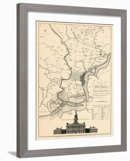 1777, Philadelphia 1777, Pennsylvania, United States-null-Framed Giclee Print