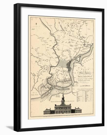 1777, Philadelphia 1777, Pennsylvania, United States-null-Framed Giclee Print