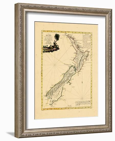 1778, New Zealand-null-Framed Giclee Print