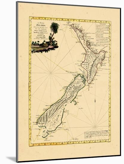 1778, New Zealand-null-Mounted Giclee Print