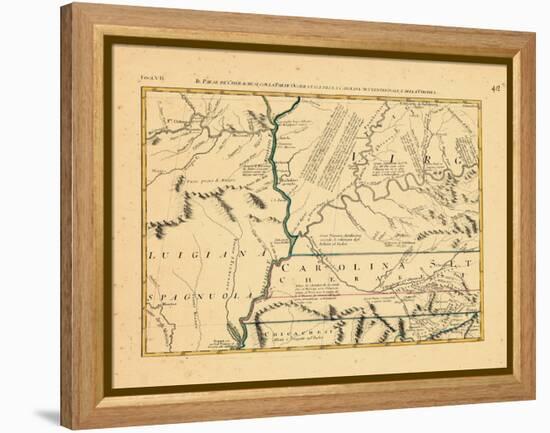 1778, North Carolina, Virginia-null-Framed Premier Image Canvas