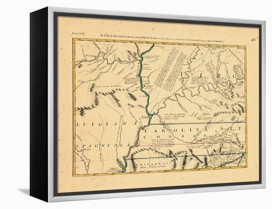 1778, North Carolina, Virginia-null-Framed Premier Image Canvas