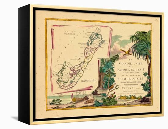 1778, West Indies-null-Framed Premier Image Canvas