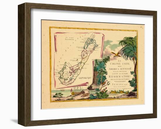 1778, West Indies-null-Framed Giclee Print