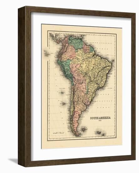 1780, South America-null-Framed Giclee Print