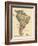 1780, South America-null-Framed Giclee Print