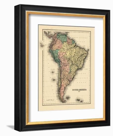 1780, South America-null-Framed Giclee Print