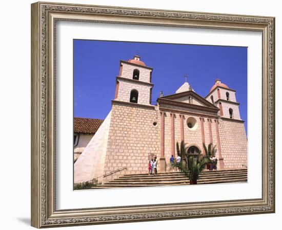 1786 Santa Barbara Mission, California, USA-Bill Bachmann-Framed Photographic Print