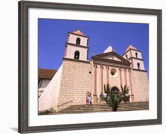 1786 Santa Barbara Mission, California, USA-Bill Bachmann-Framed Photographic Print