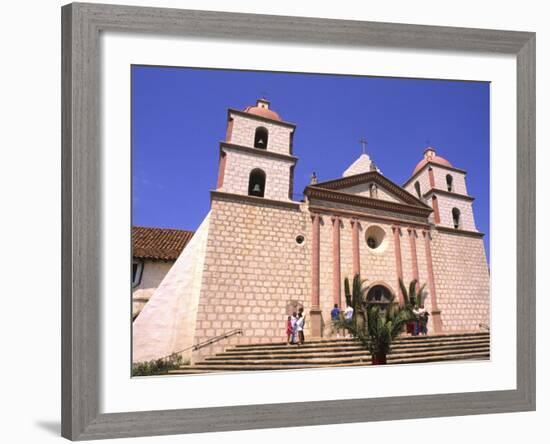 1786 Santa Barbara Mission, California, USA-Bill Bachmann-Framed Photographic Print