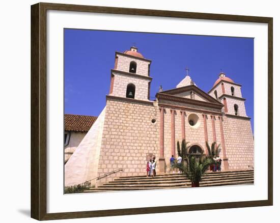 1786 Santa Barbara Mission, California, USA-Bill Bachmann-Framed Photographic Print