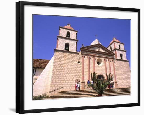 1786 Santa Barbara Mission, California, USA-Bill Bachmann-Framed Photographic Print