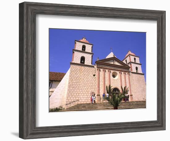 1786 Santa Barbara Mission, California, USA-Bill Bachmann-Framed Photographic Print