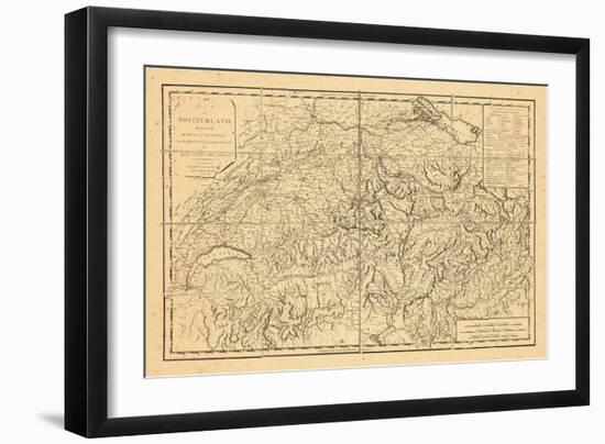 1789, Switzerland-null-Framed Giclee Print