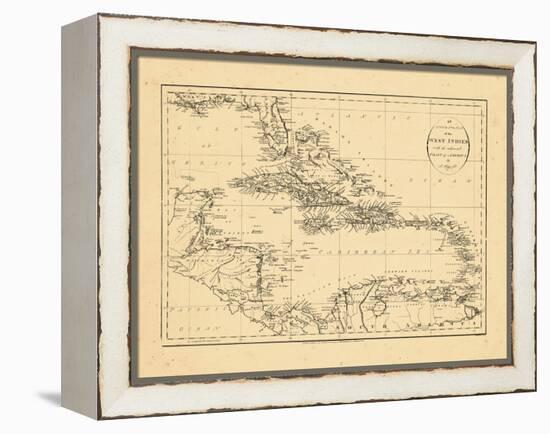 1794, West Indies, Caribbean-null-Framed Premier Image Canvas