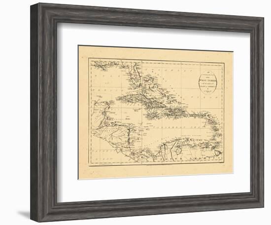 1794, West Indies, Caribbean-null-Framed Giclee Print