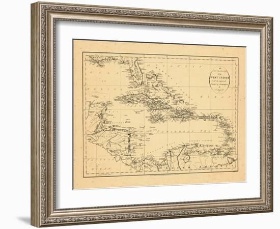 1794, West Indies, Caribbean-null-Framed Giclee Print