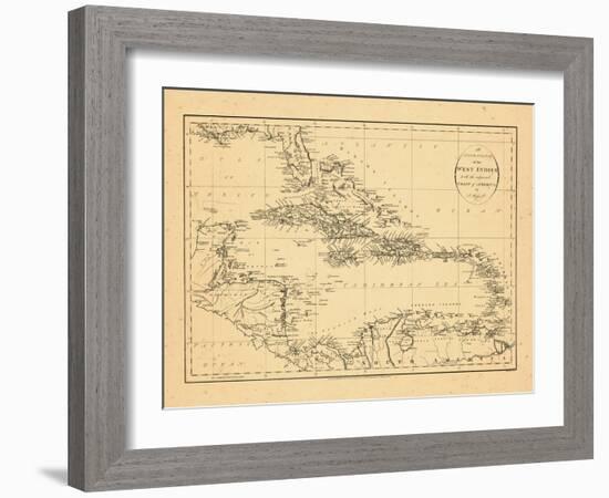 1794, West Indies, Caribbean-null-Framed Giclee Print