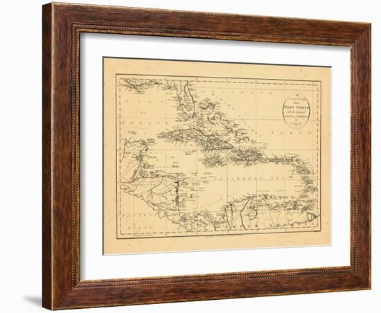 1794, West Indies, Caribbean-null-Framed Giclee Print