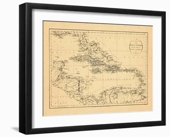 1794, West Indies, Caribbean-null-Framed Giclee Print