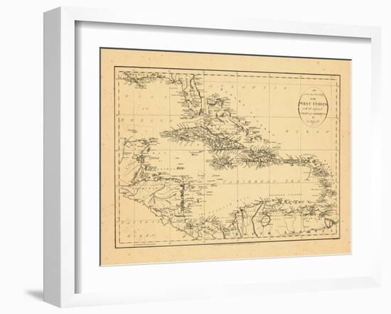 1794, West Indies, Caribbean-null-Framed Giclee Print