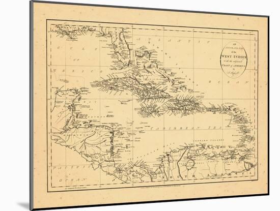 1794, West Indies, Caribbean-null-Mounted Giclee Print