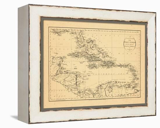 1794, West Indies, Caribbean-null-Framed Premier Image Canvas