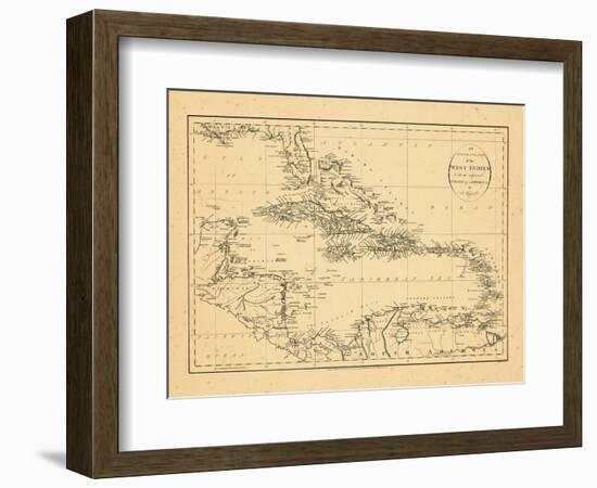 1794, West Indies, Caribbean-null-Framed Giclee Print