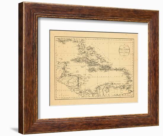 1794, West Indies, Caribbean-null-Framed Giclee Print