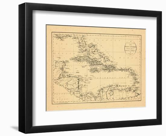 1794, West Indies, Caribbean--Framed Giclee Print