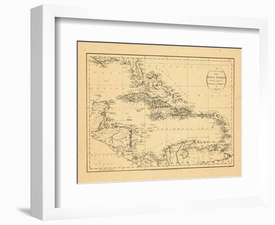 1794, West Indies, Caribbean-null-Framed Giclee Print