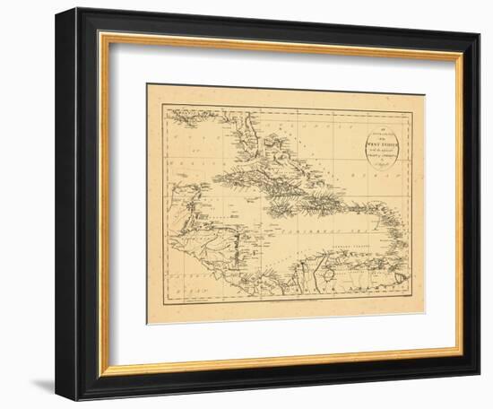 1794, West Indies, Caribbean-null-Framed Giclee Print