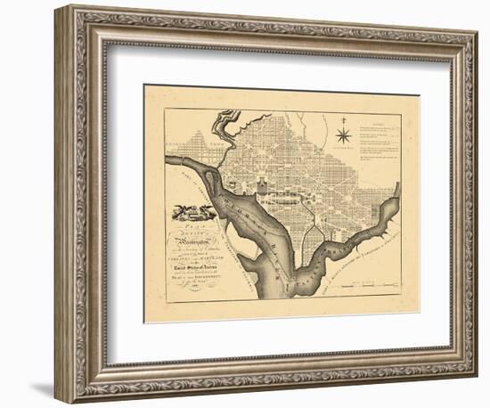 1795, Washington DC-null-Framed Giclee Print