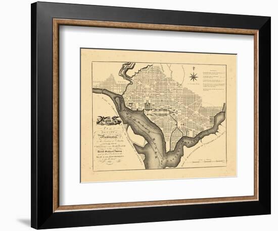 1795, Washington DC-null-Framed Giclee Print