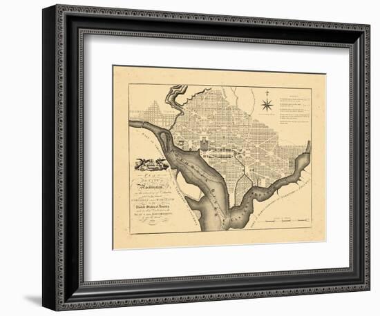 1795, Washington DC-null-Framed Giclee Print