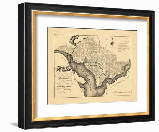 1795, Washington DC-null-Framed Giclee Print