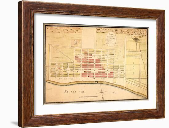 1796c, Savannah 1796, Georgia, United States-null-Framed Giclee Print