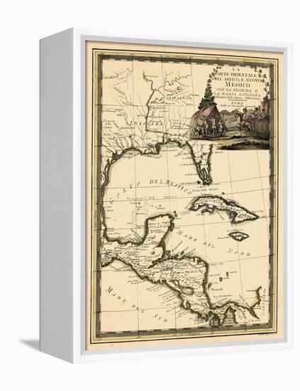 1798, Cuba, Central America, Latin America-null-Framed Premier Image Canvas