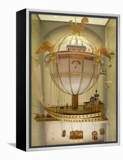 17th Century Conception of Airship, Smithsonian Air and Space Museum, Washington DC, USA-Scott T. Smith-Framed Premier Image Canvas