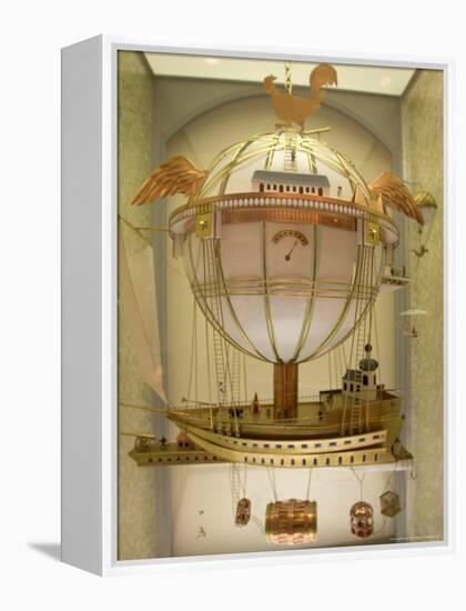 17th Century Conception of Airship, Smithsonian Air and Space Museum, Washington DC, USA-Scott T. Smith-Framed Premier Image Canvas