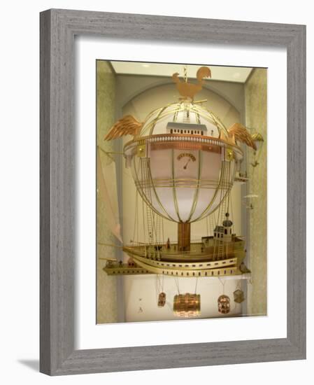 17th Century Conception of Airship, Smithsonian Air and Space Museum, Washington DC, USA-Scott T. Smith-Framed Photographic Print