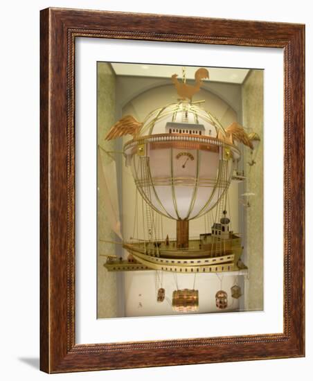 17th Century Conception of Airship, Smithsonian Air and Space Museum, Washington DC, USA-Scott T. Smith-Framed Photographic Print