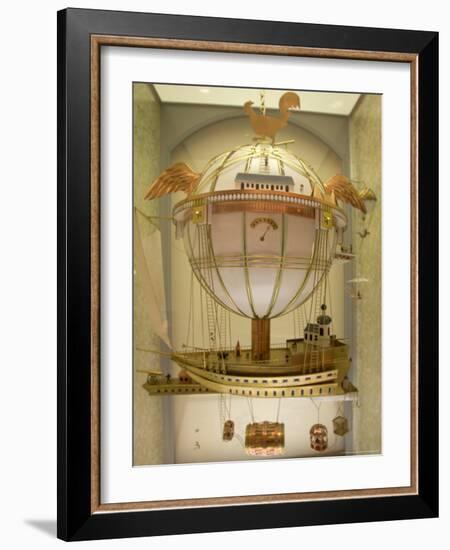 17th Century Conception of Airship, Smithsonian Air and Space Museum, Washington DC, USA-Scott T. Smith-Framed Photographic Print